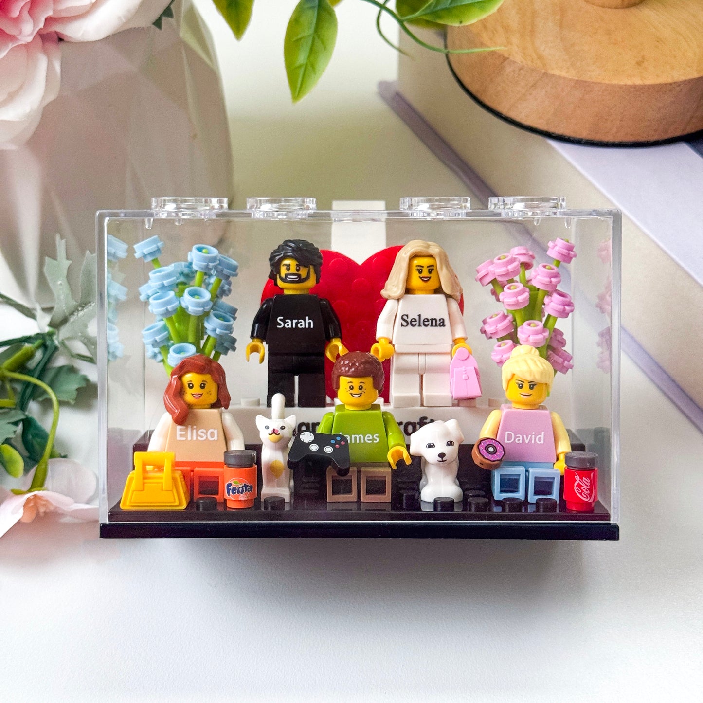 Custom Family Mini Brick Figures Gift Set
