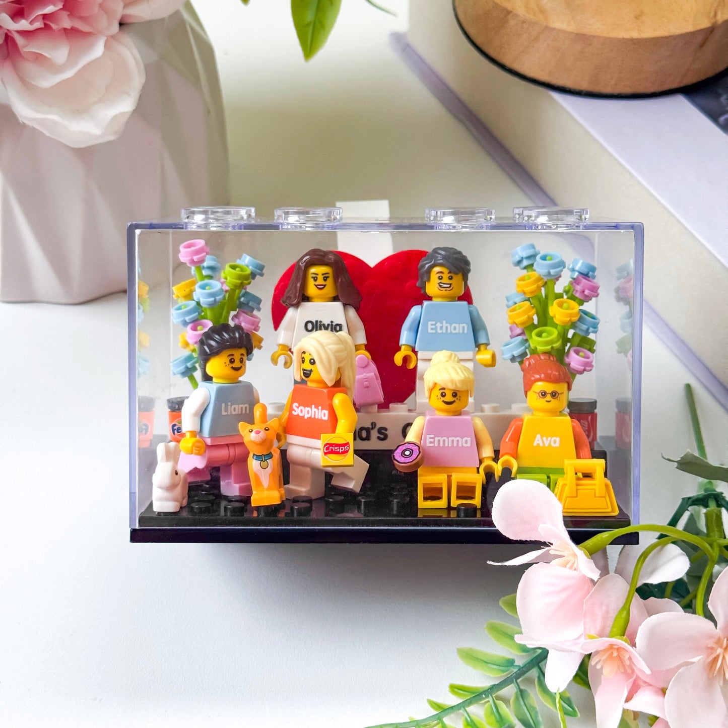 Custom Family Mini Brick Figures Gift Set