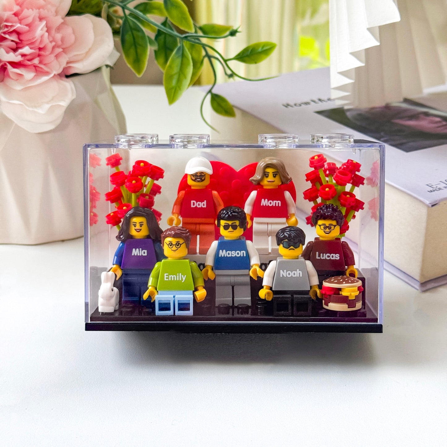 Custom Family Mini Brick Figures Gift Set