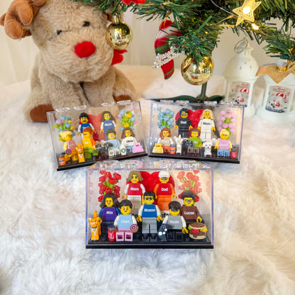 Custom Family Mini Brick Figures Gift Set