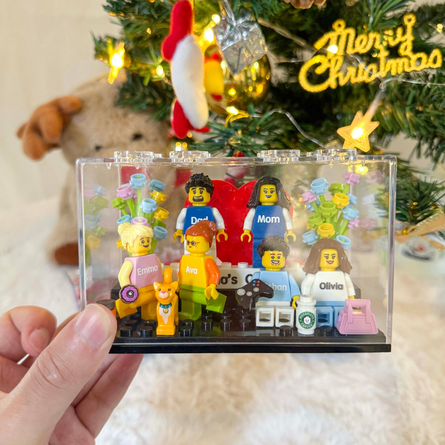 Custom Family Mini Brick Figures Gift Set