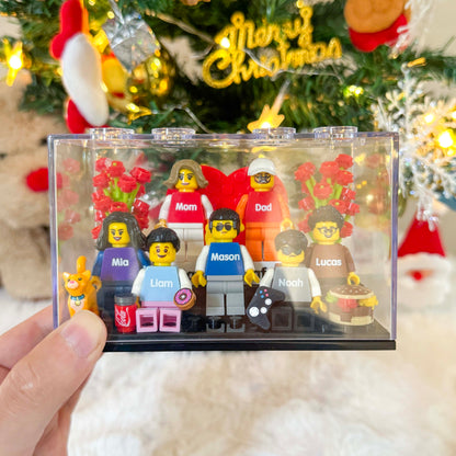 Custom Family Mini Brick Figures Gift Set