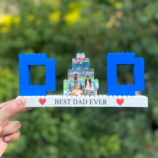Custom Photo Brick Puzzle – Perfect Father’s Day Gift for Dad